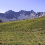 Lecksuche in hochalpinem Gelände